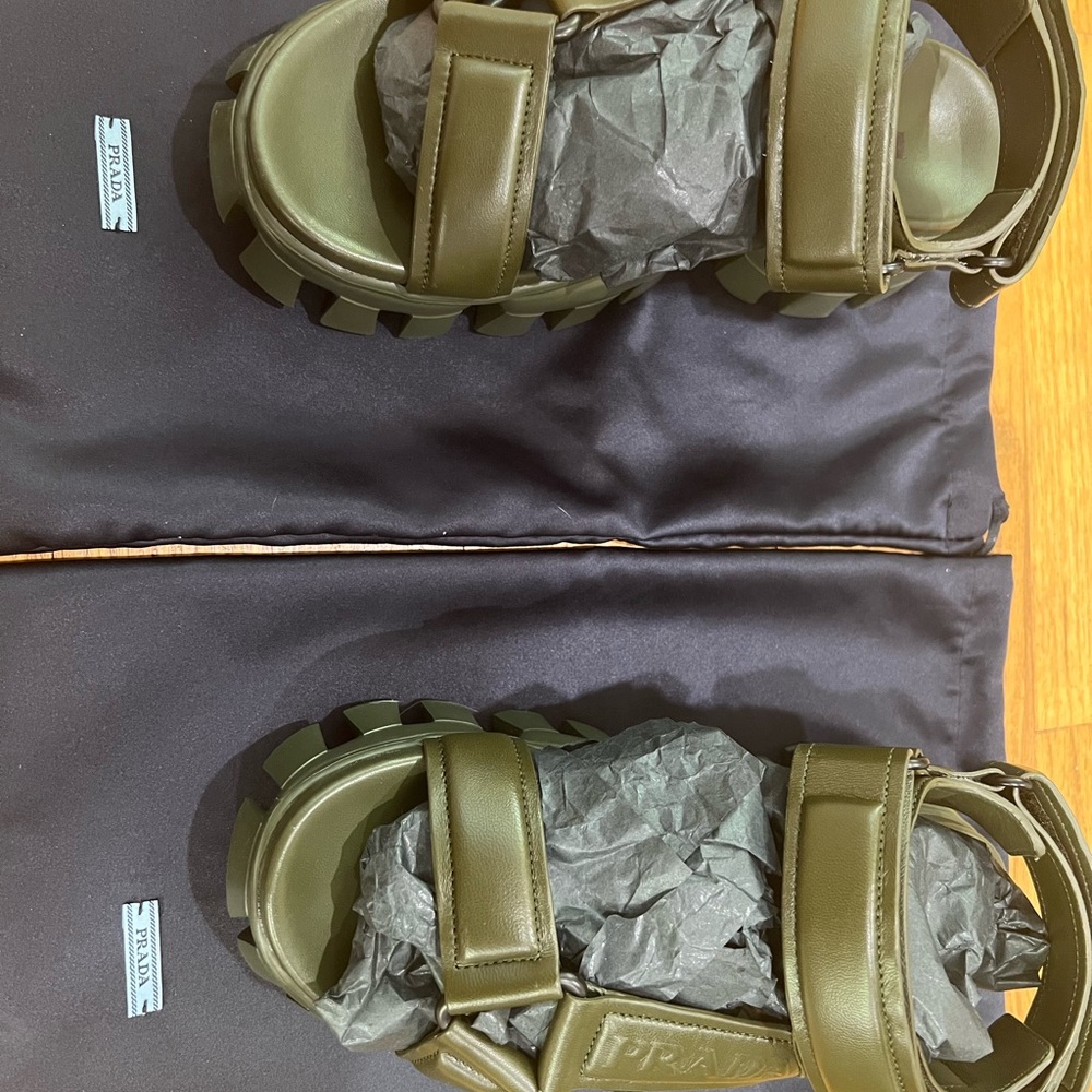 Prada Monolith Sandals